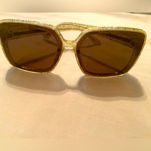 I-Sea Stella Gold glitter sunglasses
